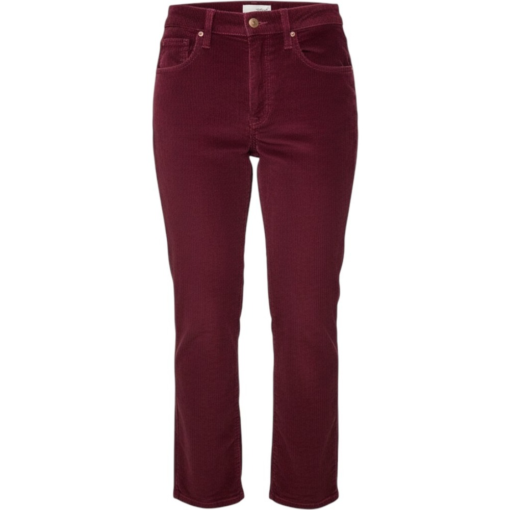 Universal Thread Womens Corduroy 8R Burgundy High Rise Ankle Bootcut  Pants
